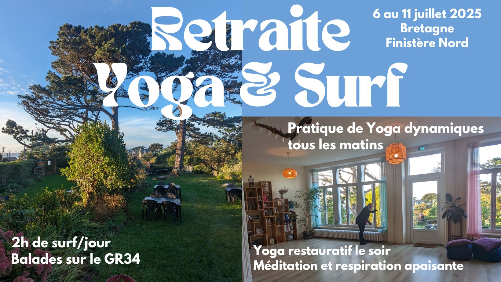 retraite yoga surf bretagne